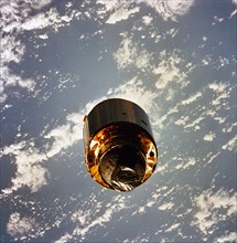 1992 - The 4.5 ton satellite was successfully snared by three astronauts on a third EVA. The three hand-grabbed the errant satellite, pulled it into the cargo bay, and attached a boost-given perigee s...