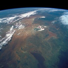 1990 - Lake Eyre, Simpson Desert, South Australia, Australia as seen from space