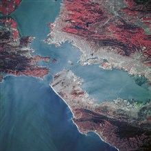 1991 - San Francisco and Bay Area, CA from space