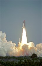 STS-40 Columbia, OV-102, lifts off from KSC with SLS-1 payload