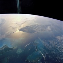 1992 - Florida and Bahamas in Sunglint from space