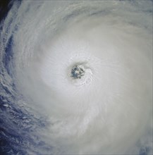 Down Through the Eye of Hurricane Fefa, Pacific Ocean
