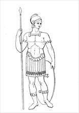 Roman soldier with Lorica