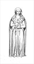 noble french lady in the year 1350