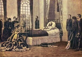 Kaiser Friedrich auf dem Sterbebett