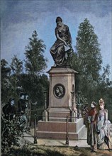 Mozart's Grabdenkmal in Wien