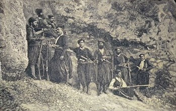 Insurgents in Crete in the 19th century against Ottoman suzerainty