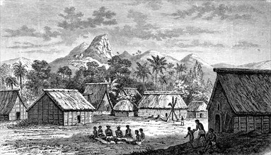 Levuka village on Ovalau Island