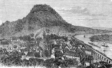 Town and fortress of Königstein in Saxony