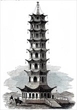 The porcelain tower of Nanking