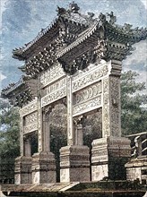 A dragon gate in Beijing