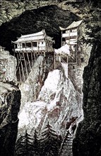 Cave temple in Fokien Mountains in China