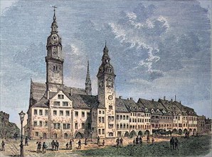 The town hall of Chemnitz in Saxony