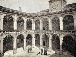 The building of the old University of Bologna