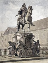 The equestrian statue of Frederick William