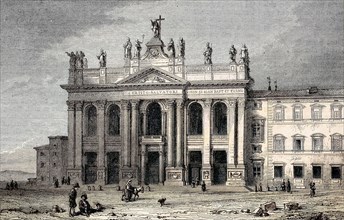 The Papal Archbasilica of St. John in Lateran or Arcibasilica Papale di San Giovanni in Laterano