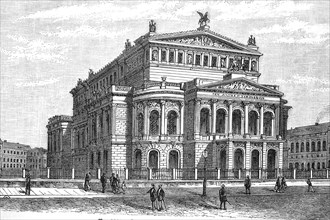 The opera house in Frankfurt