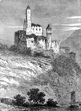 Hornberg Castle on the Neckar River