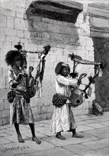 Beggar musicians in Cairo