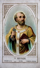 Sacred image with a representation of St. Peter