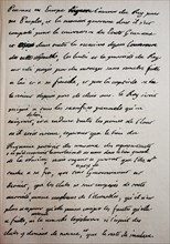 handwritten letter from King Louis XVI