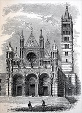 The Cathedral of Siena in Tuscany