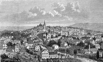 The city of Siegen in North Rhine-Westphalia