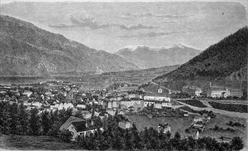 Chur in the canton of Graubünden in Switzerland
