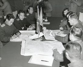 Col. James C. Murray, Jr., USMC and Col Chang Chun San