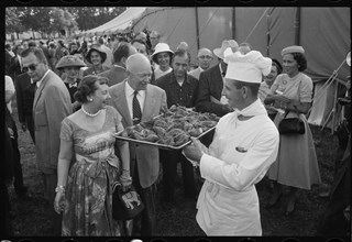 1956 campaign event for President Eisenhower