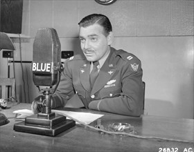 Clark Gable enlisted in the Army Air Force