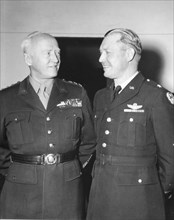 General George Patton and General Otto Weyland