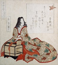 Lady Murasaki sets bird free from a cage
