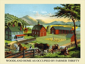 Woodland Home as Occupied by Farmer Thrifty
