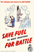 Save fuel to make munitions for battle - Husband