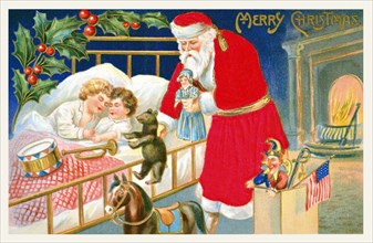 Merry Christmas - Toys at Bedside