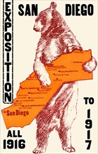 Exposition, San Diego, all 1916 to 1917