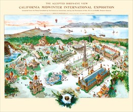 Bird's eye-view  California Midwinter International Exposition
