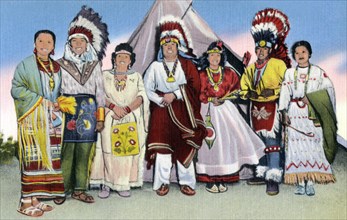 A typical Group of West Plains first Americans