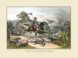 Mexican guerrilleros. Mexico in 1848