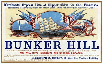 Clipper Ship Bunker Hill