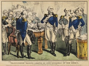 Washington Taking Leave of the Officers