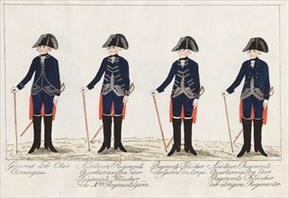 General und Ober Chirurgius, Auditeur Regiment, Regiment Feldscher