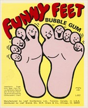 Funny Feet Bubble Gum