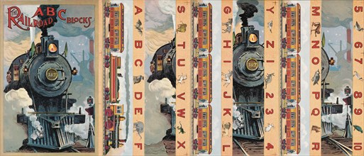 The railroad, A B C blocks