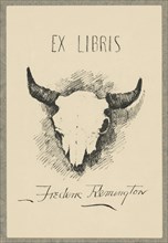 Bookplate of Frederic Remington