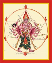 Personification of Vishnu’s chakra