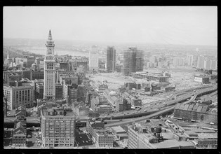 Aerial View of Boston, 1964