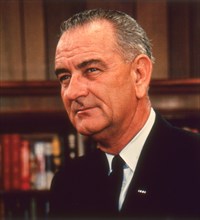 Portrait of then-Vice-President Lyndon B. Johnson. Washington, DC, July 25, 1963.