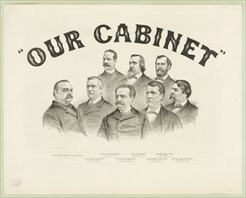 The Grover Cleveland Administration -  ca. 1885, printed by Currier & Ives